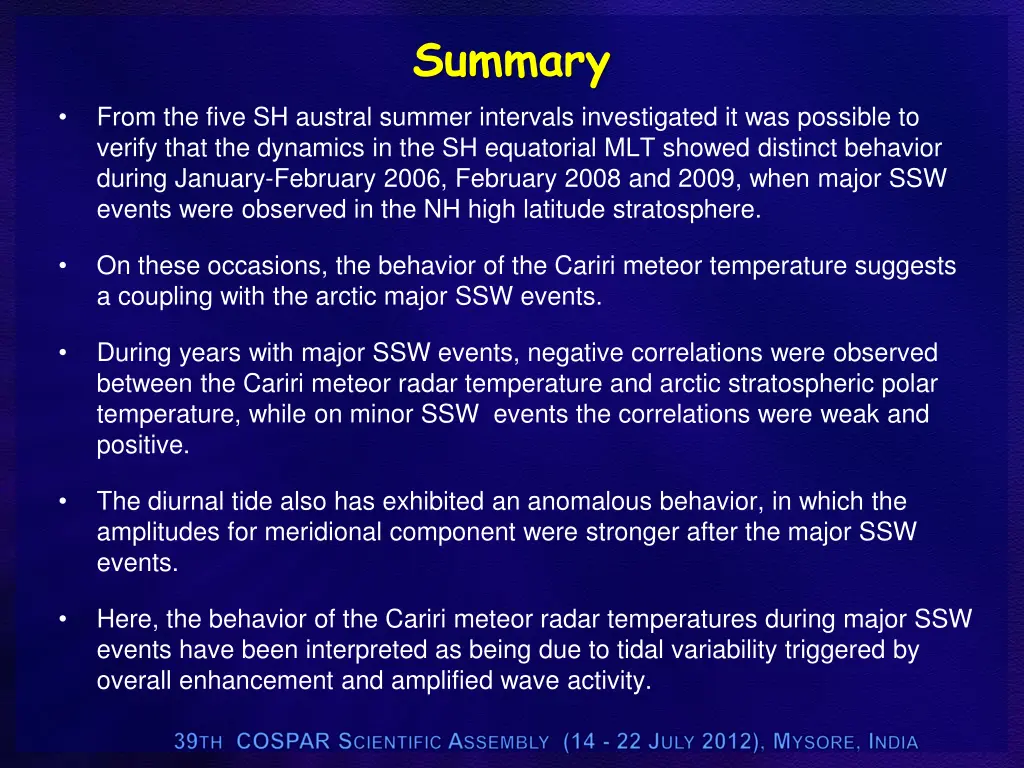 summary