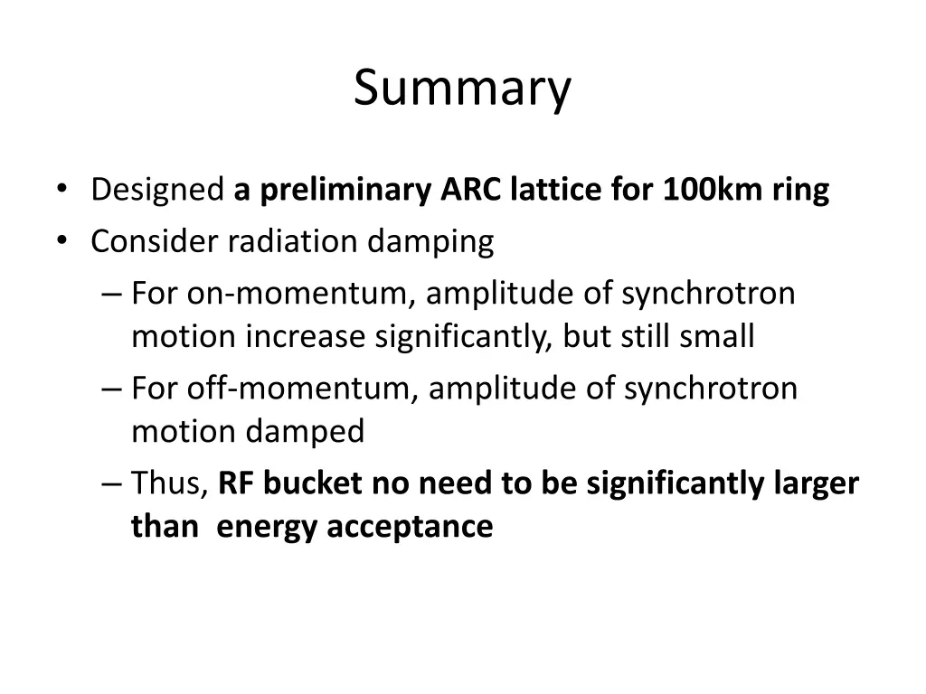 summary