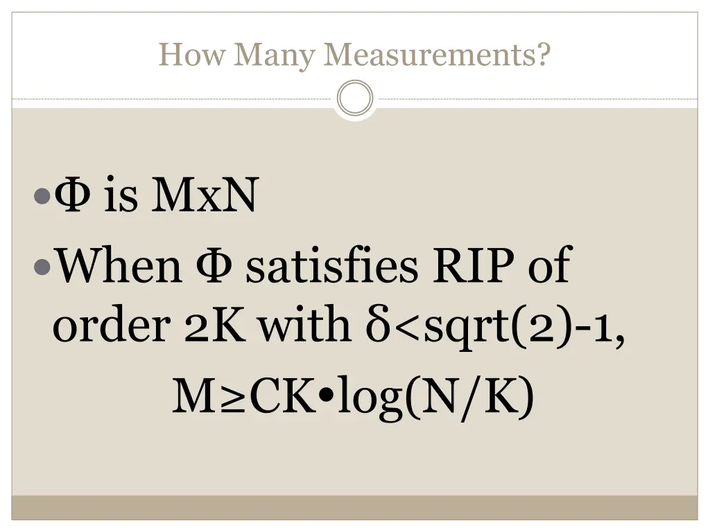 how many measurements