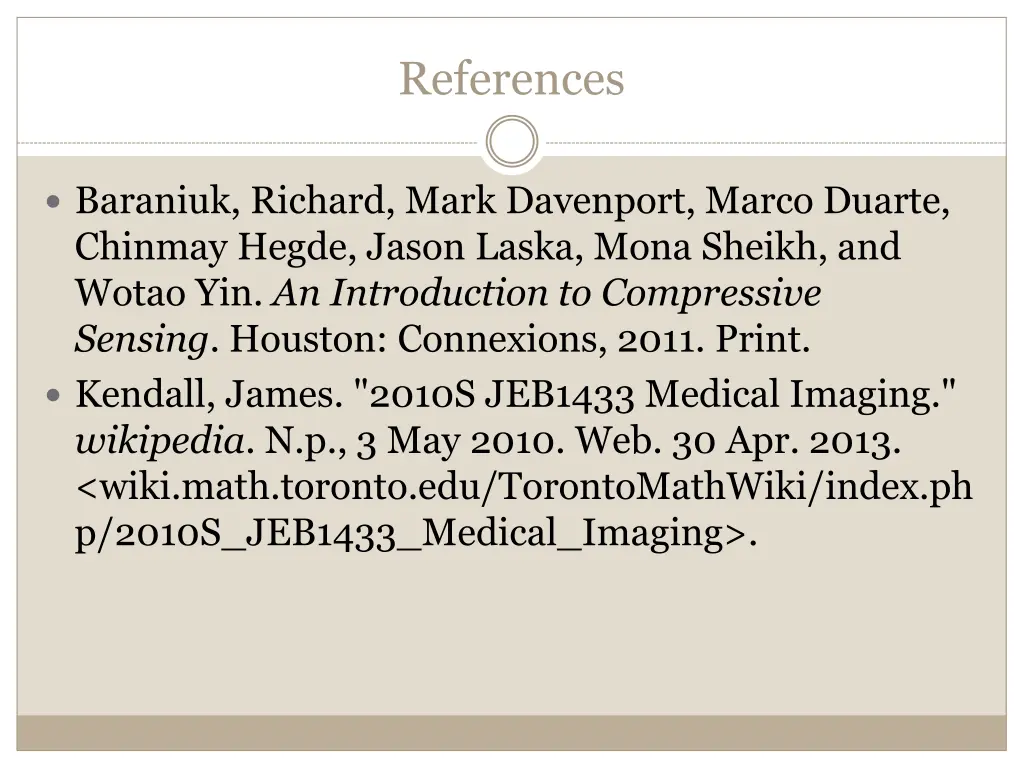 references