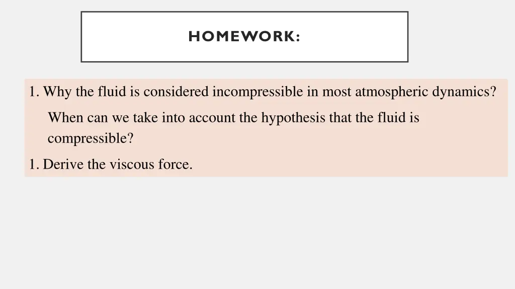 homework