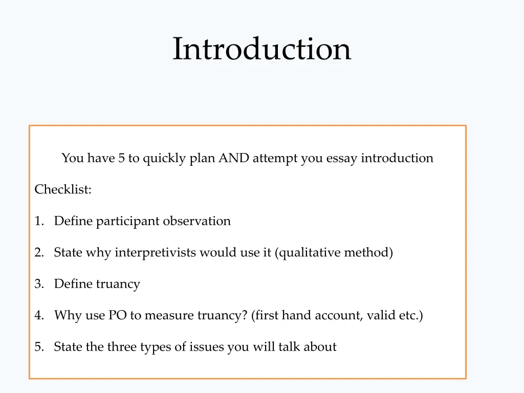 introduction