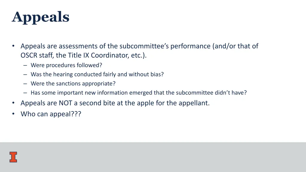 appeals