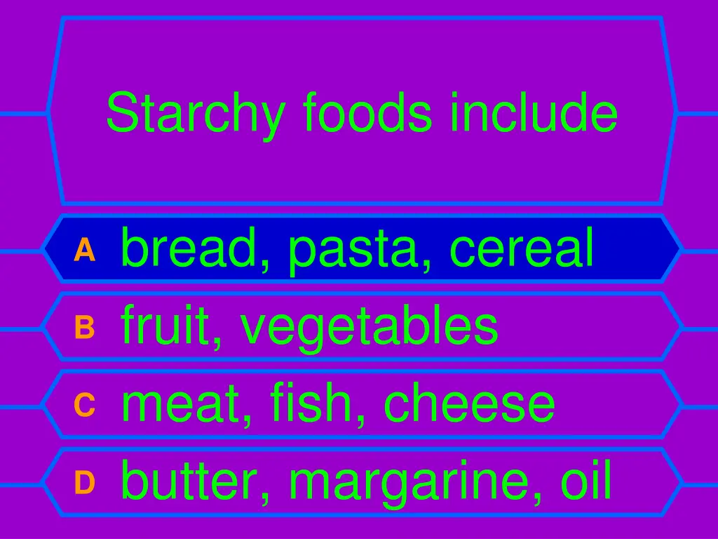 starchy foods include 1