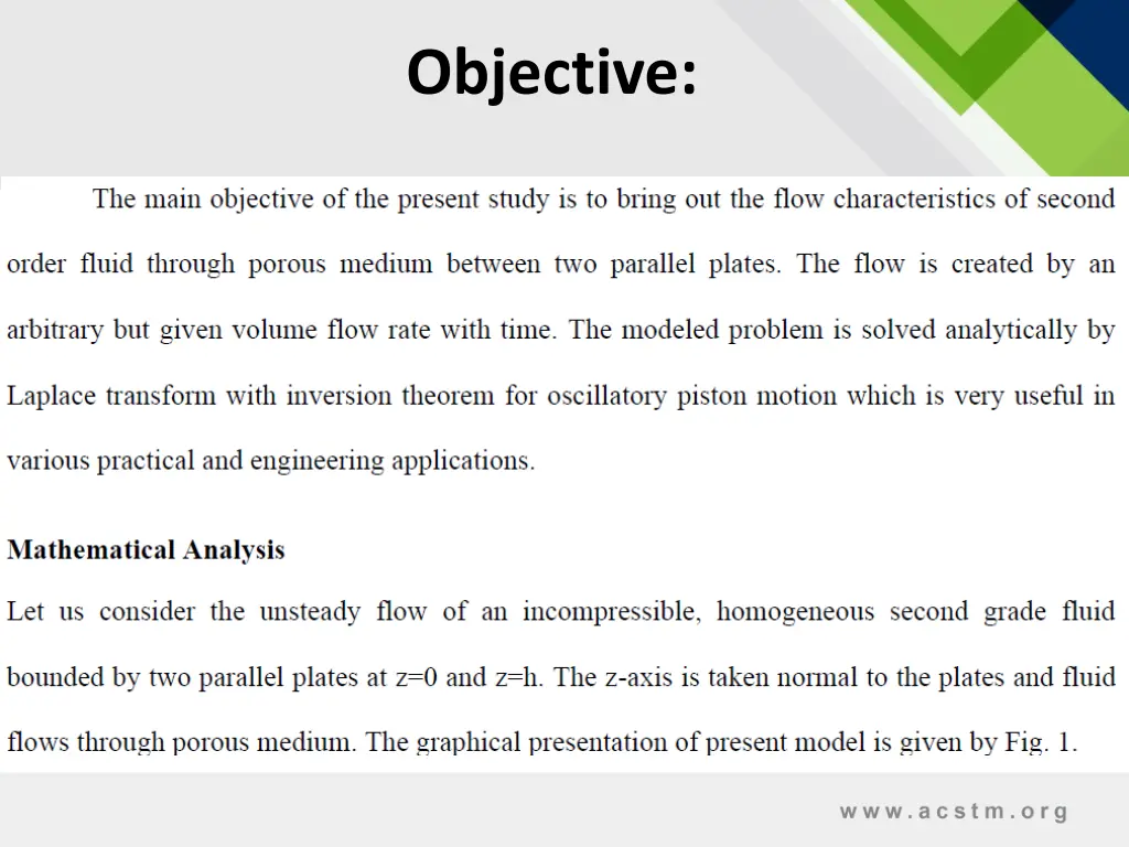 objective