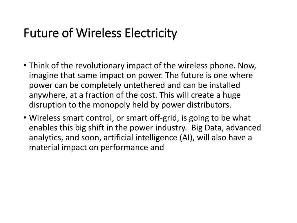 future of wireless electricity future of wireless