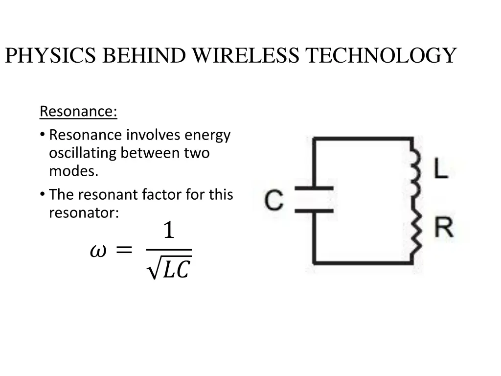 physics behind wireless technology