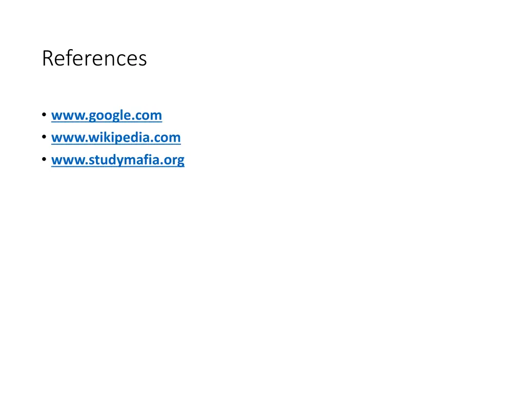 references