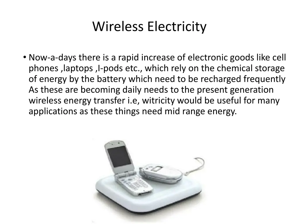 wireless electricity