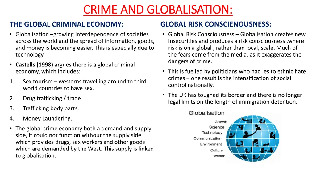 crime and globalisation crime and globalisation