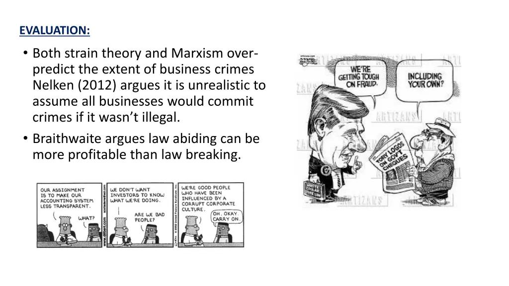 evaluation both strain theory and marxism over