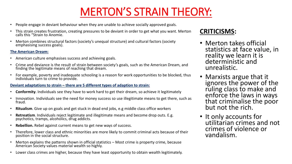 merton s strain theory merton s strain theory