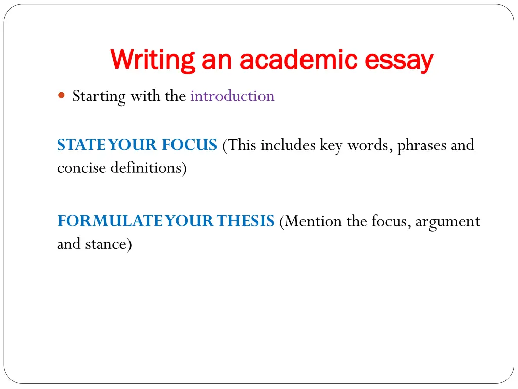 writing an academic essay writing an academic