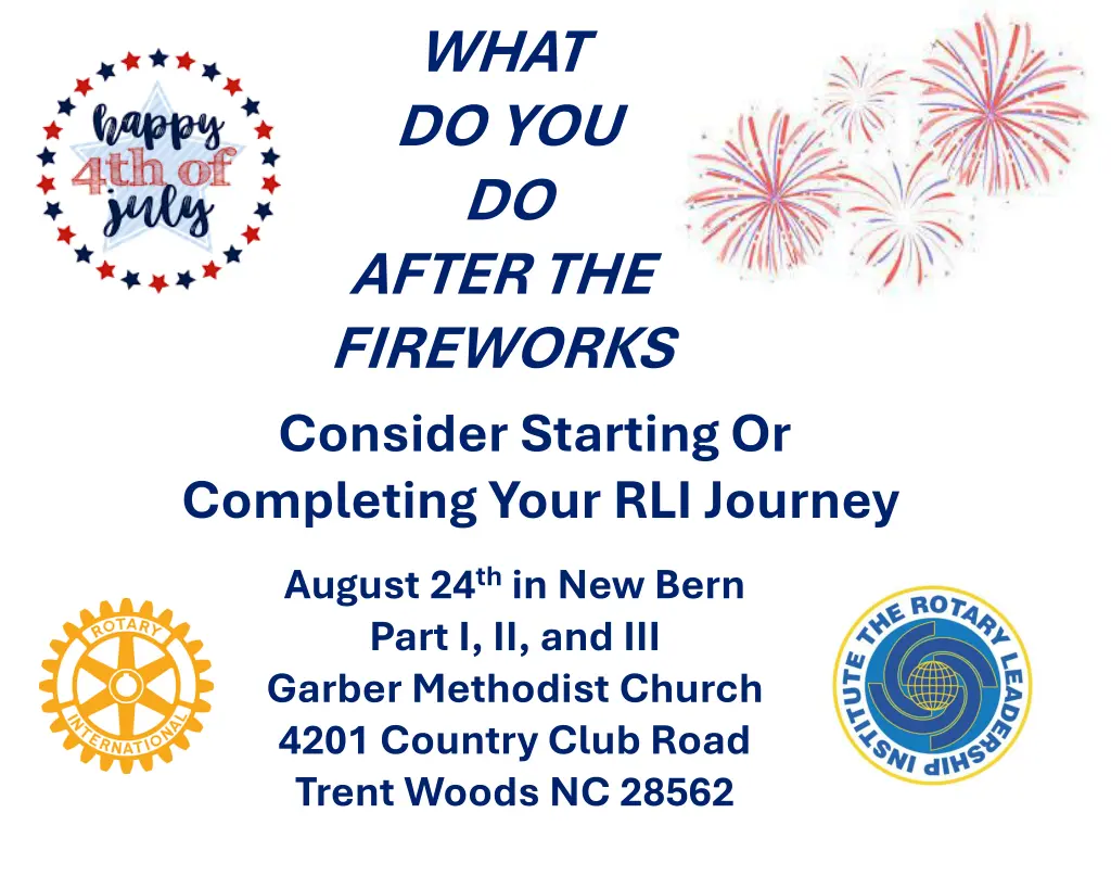 what do you do after the fireworks consider