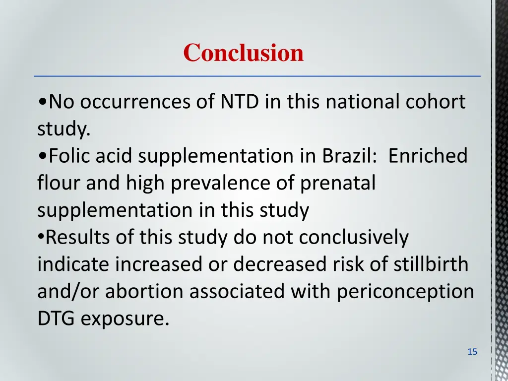 conclusion