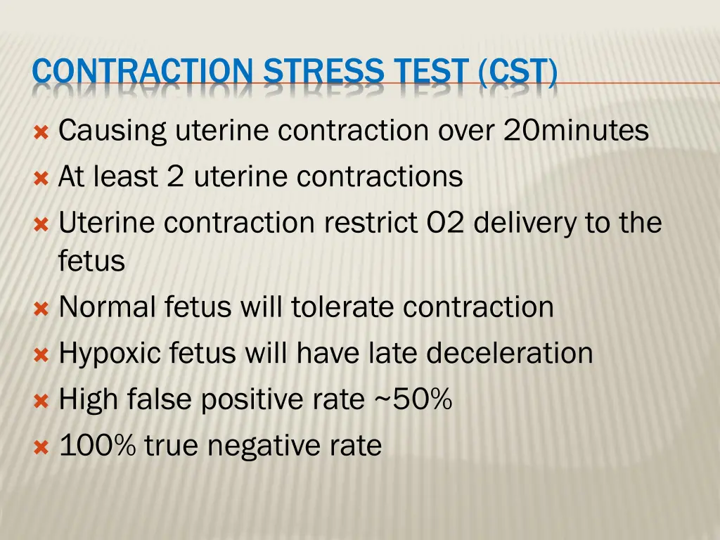contraction stress test cst