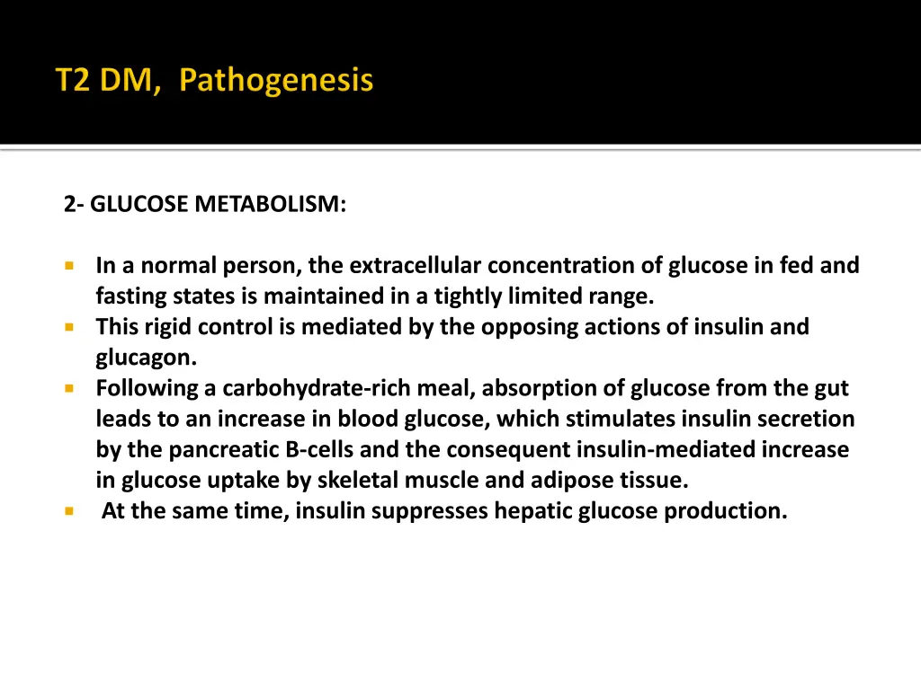 2 glucose metabolism