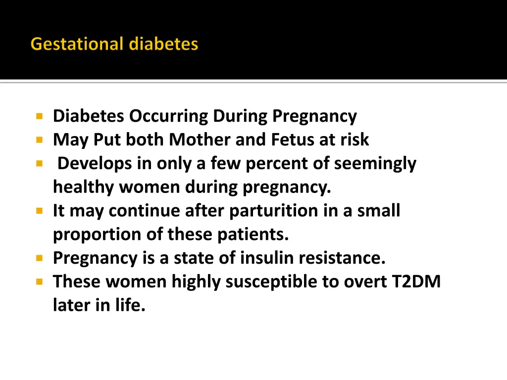 diabetes occurring during pregnancy may put both