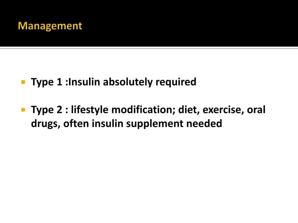 type 1 insulin absolutely required