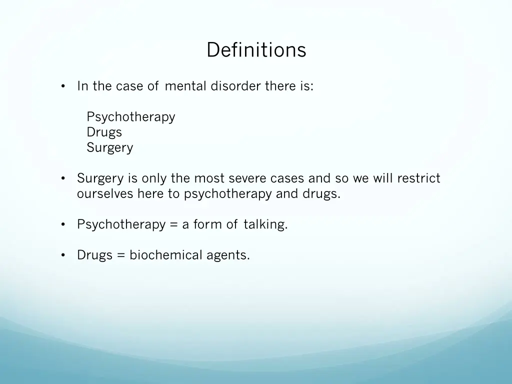 definitions
