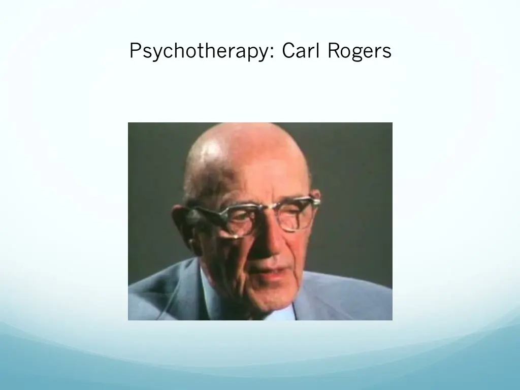 psychotherapy carl rogers