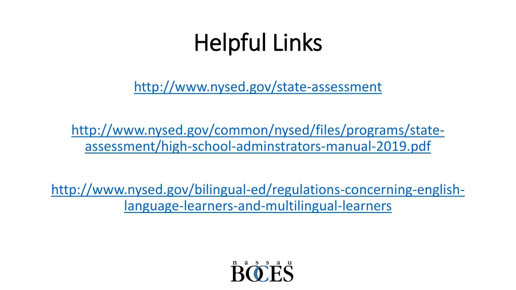 helpful links helpful links