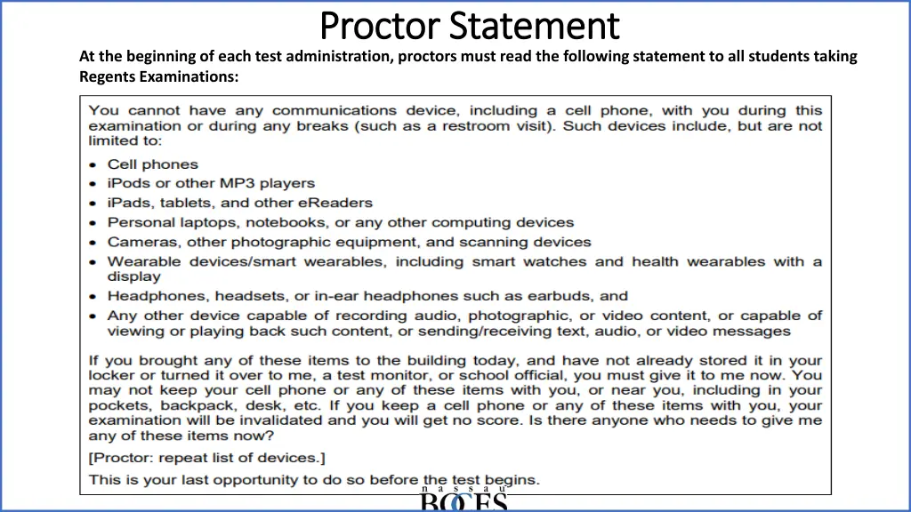 proctor statement proctor statement