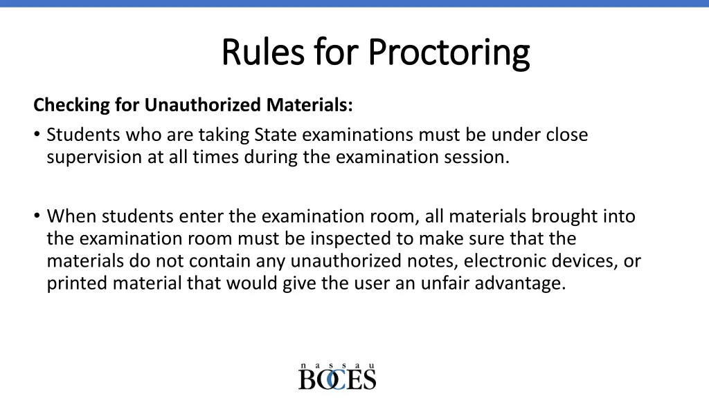 rules for proctoring rules for proctoring 1