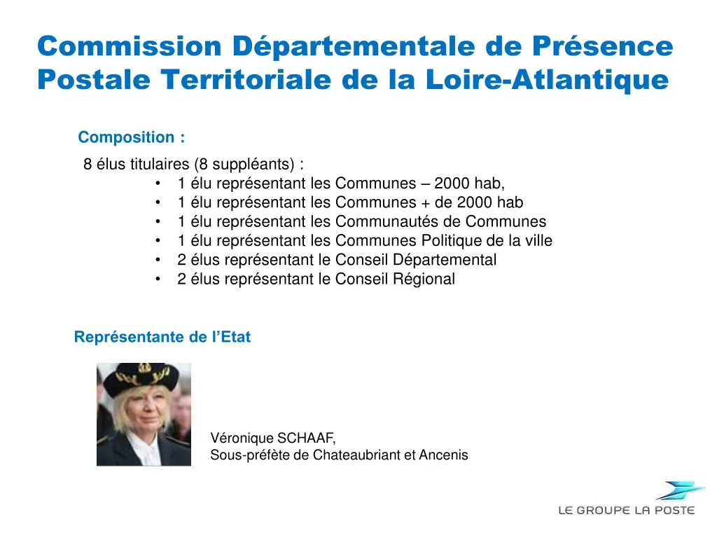 commission d partementale de pr sence postale