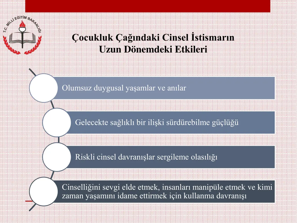 ocukluk a ndaki cinsel stismar n uzun d nemdeki