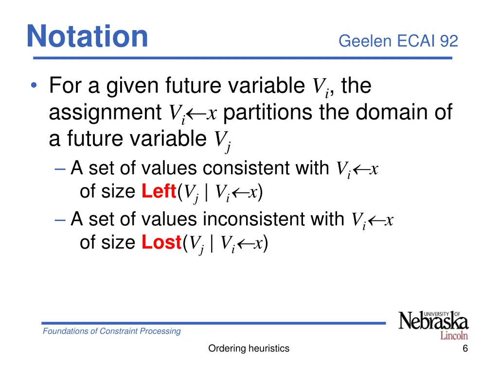 notation