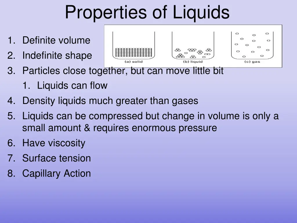 properties of liquids 2