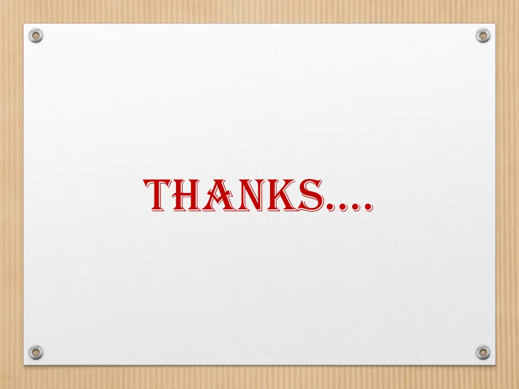 thanks