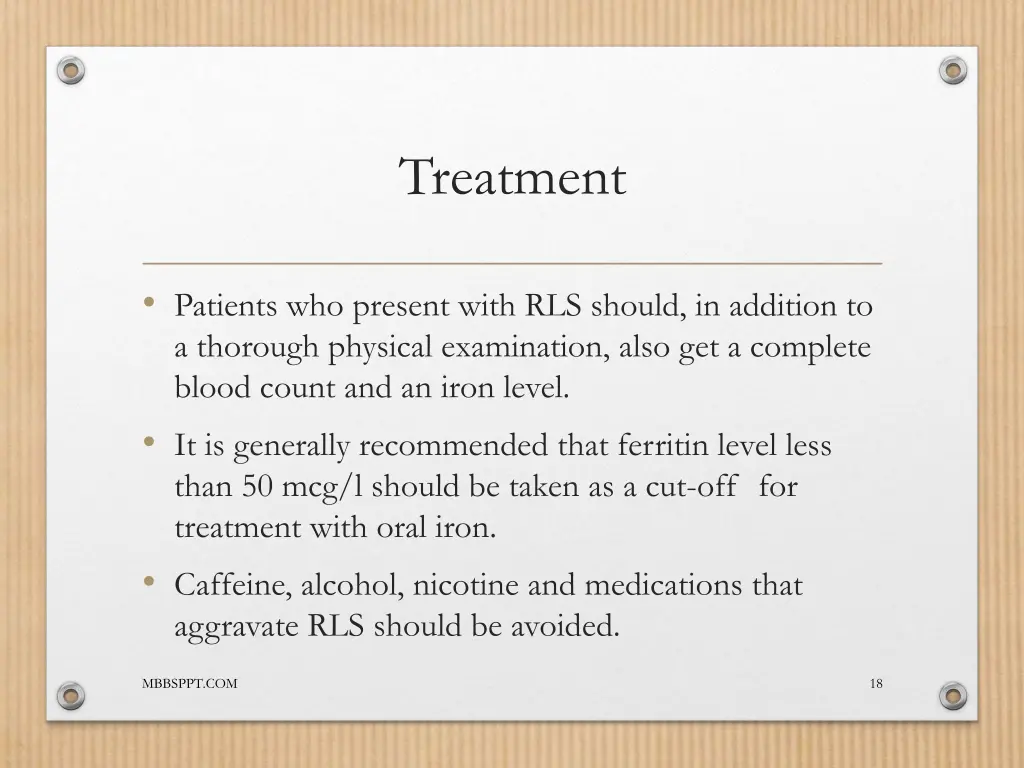 treatment