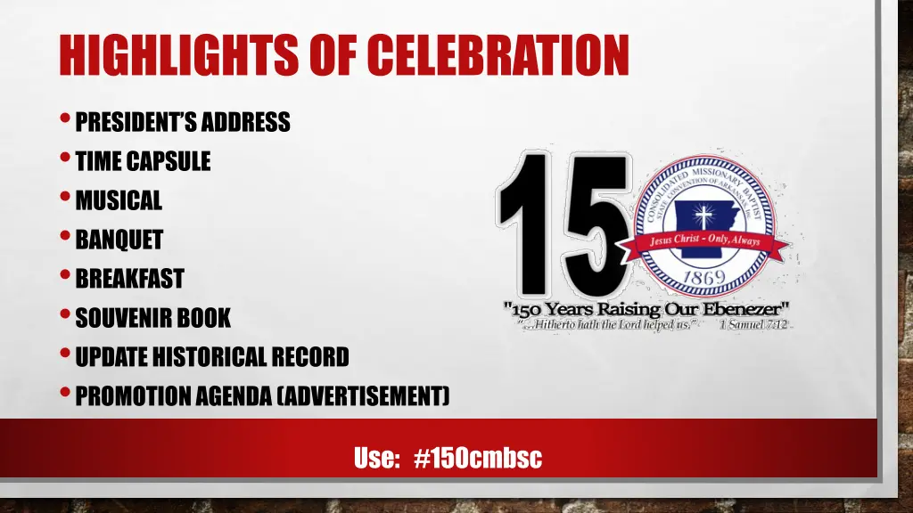 highlights of celebration president s address