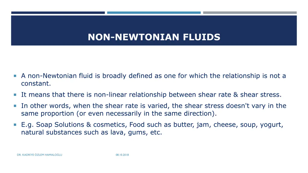 non newtonian fluids
