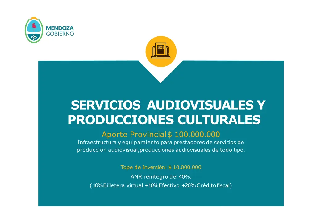 servicios audiovisuales y producciones culturales