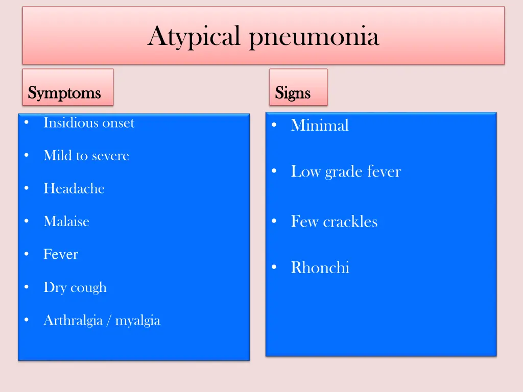 atypical pneumonia 1