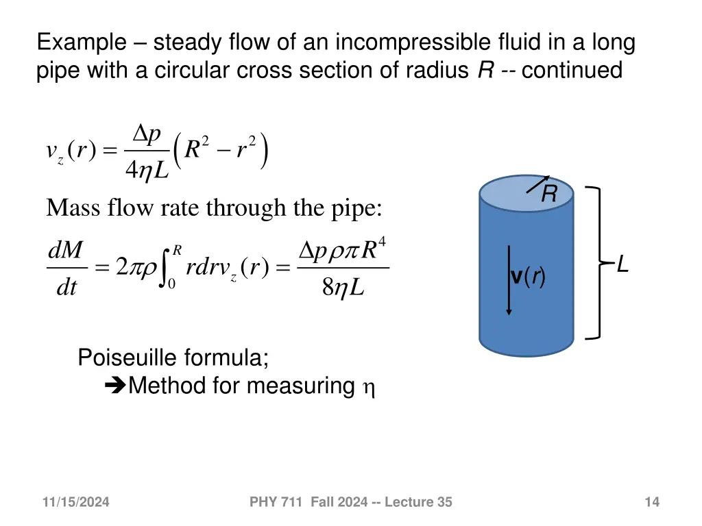 example steady flow of an incompressible fluid 3