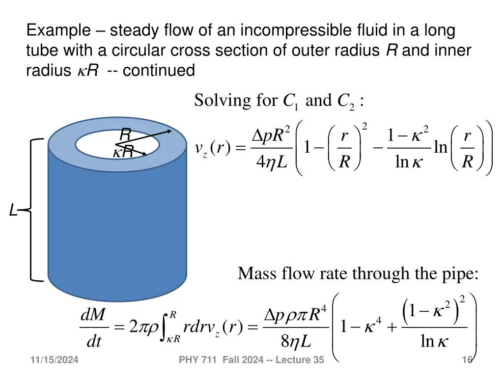 example steady flow of an incompressible fluid 5