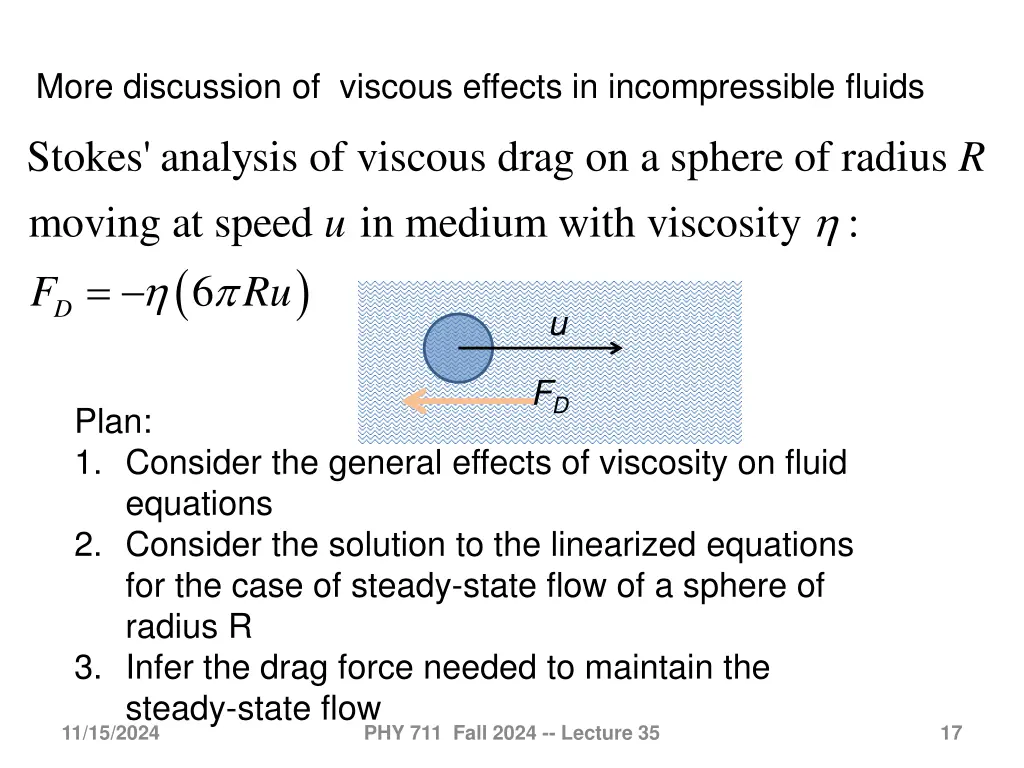 more discussion of viscous effects