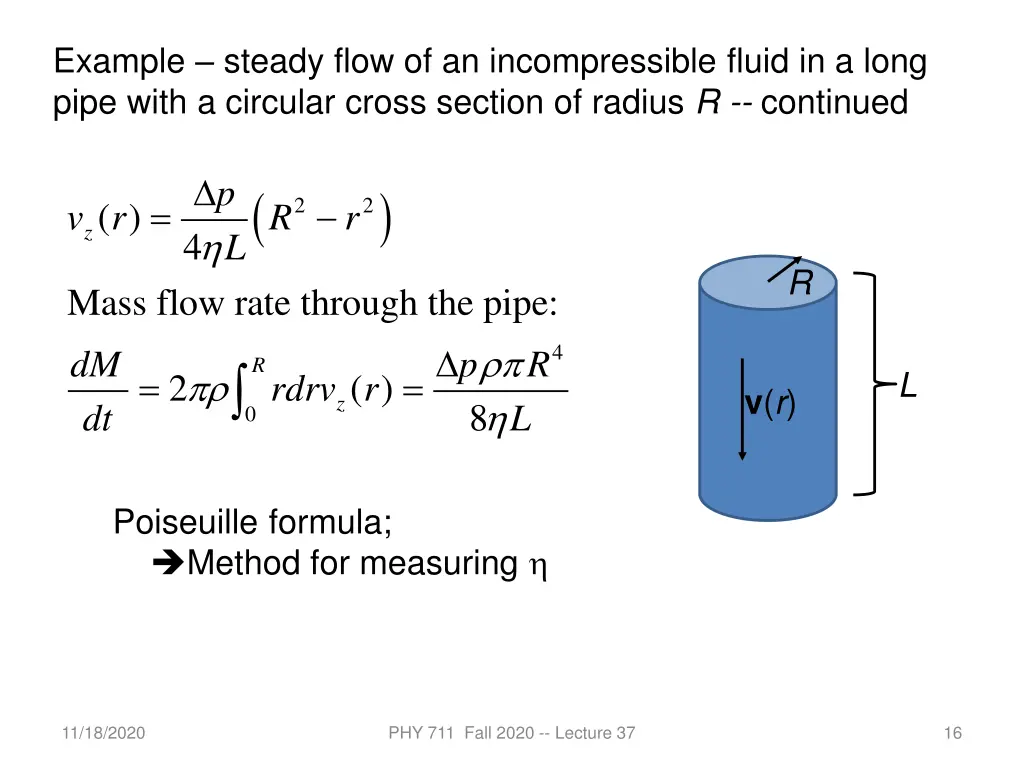 example steady flow of an incompressible fluid 3