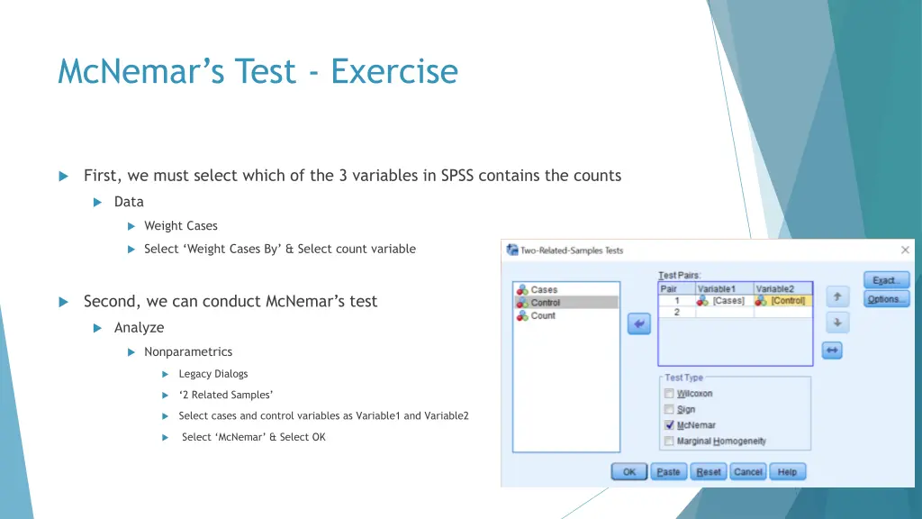 mcnemar s test exercise 1