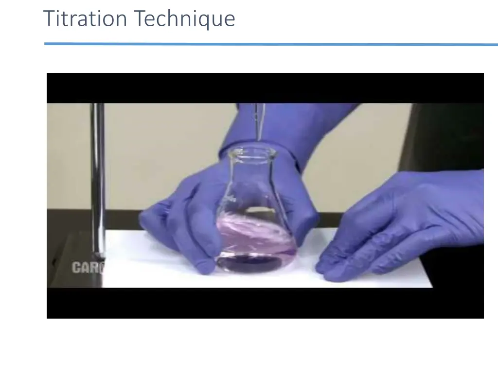 titration technique