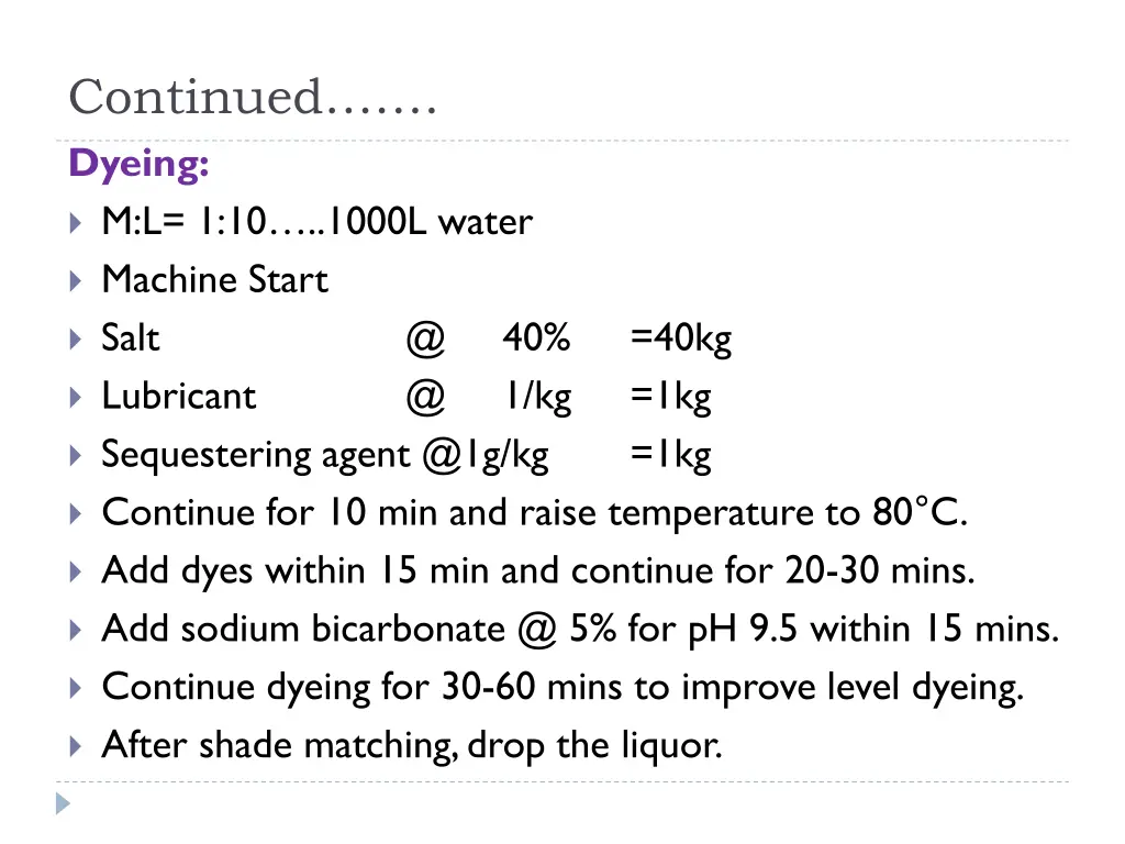 continued dyeing m l 1 10 1000l water machine