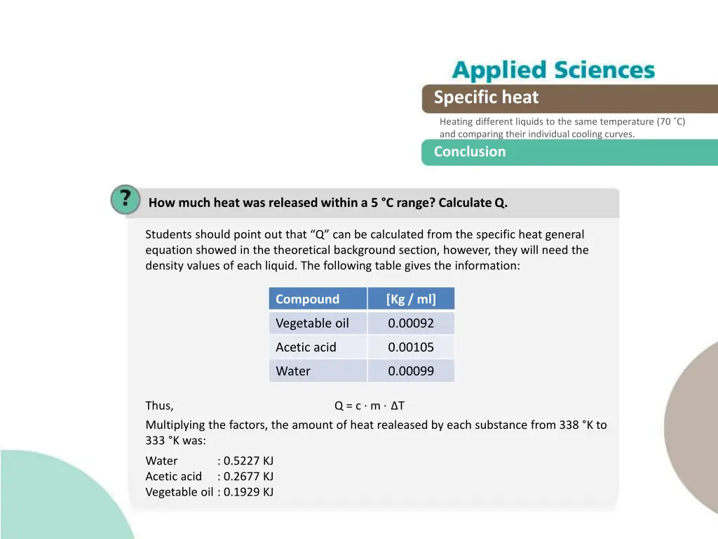 specific heat 17