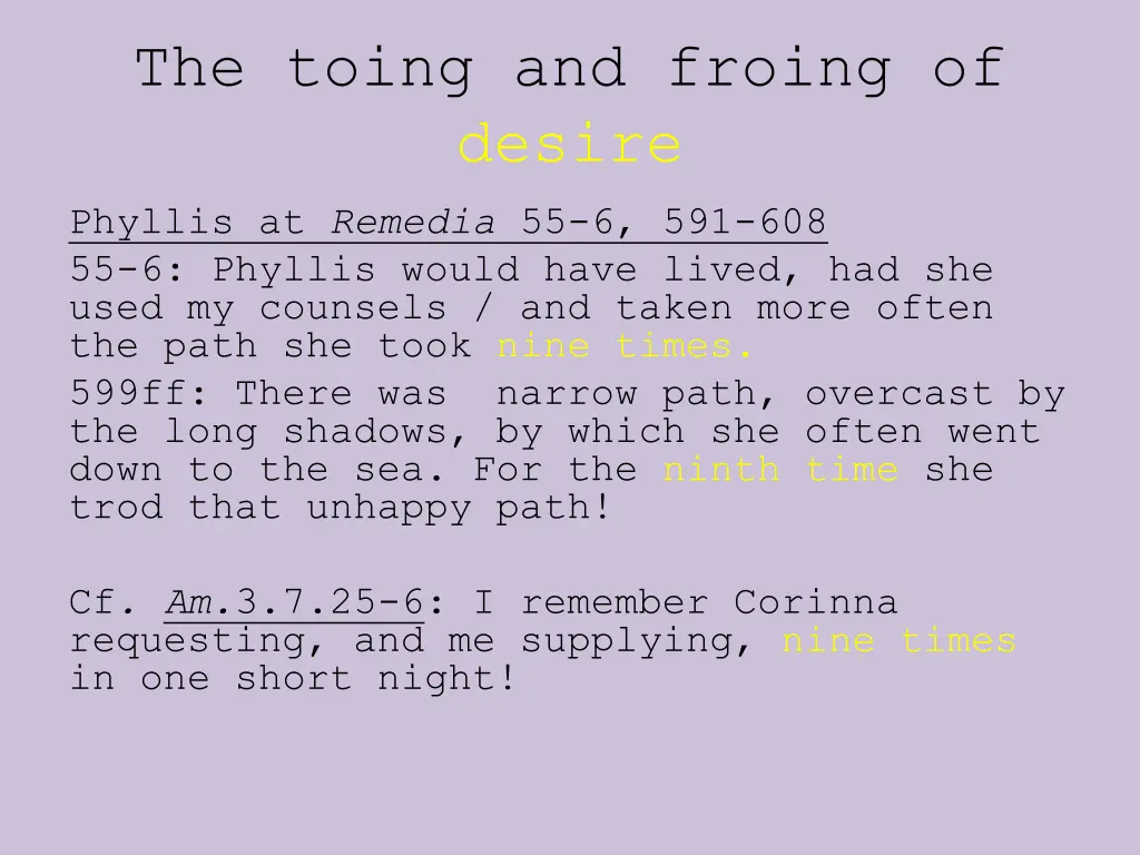 the toing and froing of desire phyllis at remedia