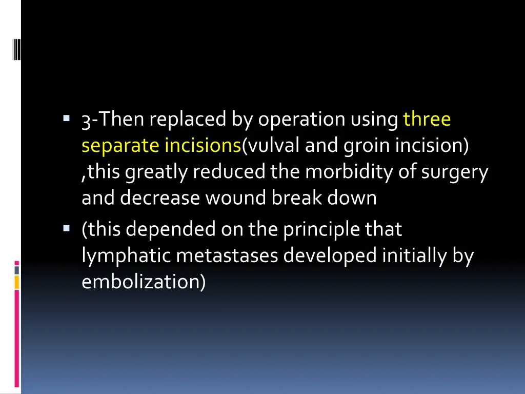 3 then replaced by operation using three separate