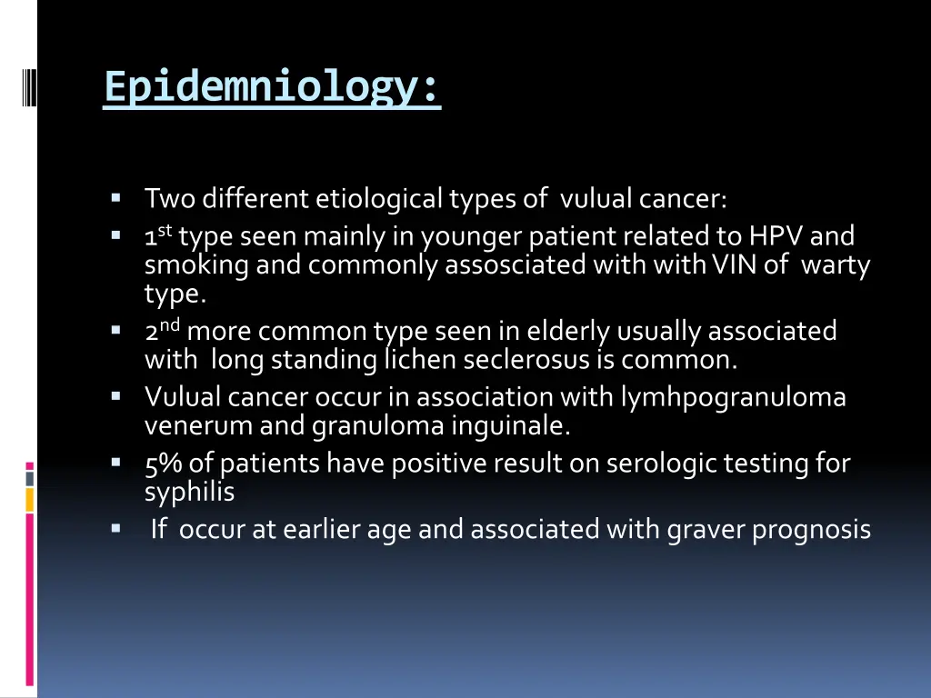 epidemniology