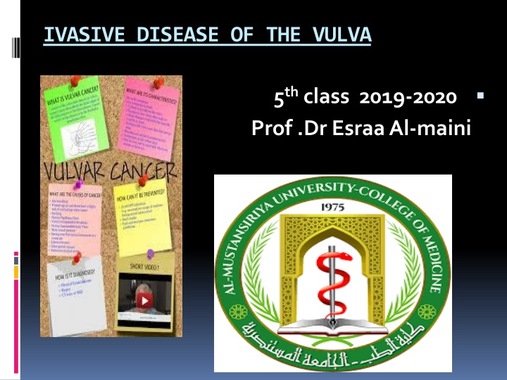 ivasive disease of the vulva